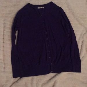 Purple old navy cardigan